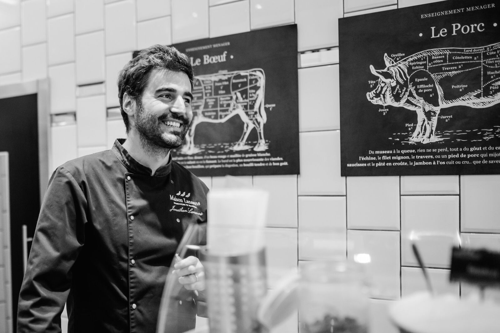 Jonathan Lanssens au magasin